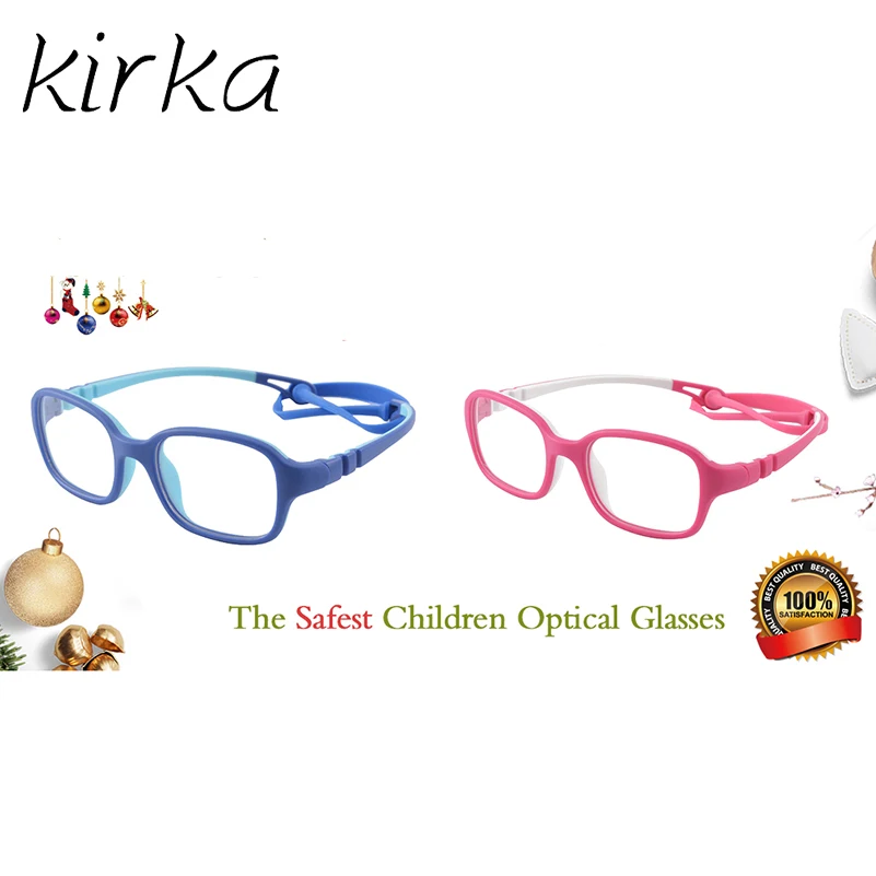 

Kirka Flexible Kids Eyeglasses Frame TR90 Children Glasses Unbreakable Safe Light Boys Girls Optical Glasses Frame Kids Glasses