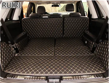 

Good! Special trunk mats for Mercedes Benz GL 63 AMG X166 2015-2013 7 seats waterproof cargo liner boot carpets for GL63 2014