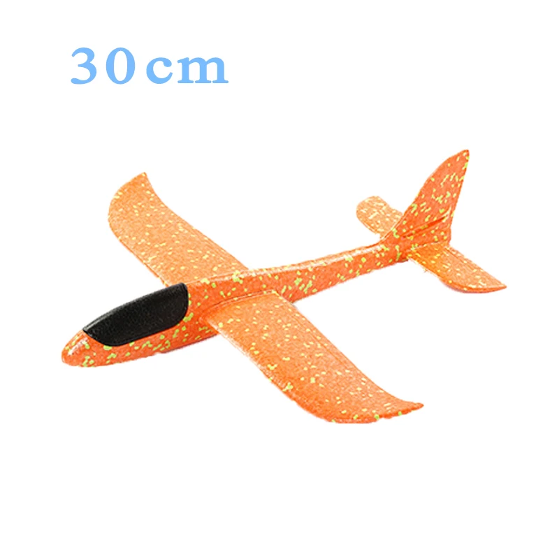 48cm Large EVA Foam Aircraft Toy Hand Throw Flight Glider Aircraft Airplane DIY Model Toy Throwing Roundabout Airplane Kid Gifts 15