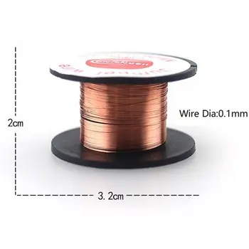 

1Pc 0.1mm PCB Link Wire Copper Soldering Wire Maintenance Jump Wine PCB Welding Mobile Phone Computer Repair Tools Welding Tools