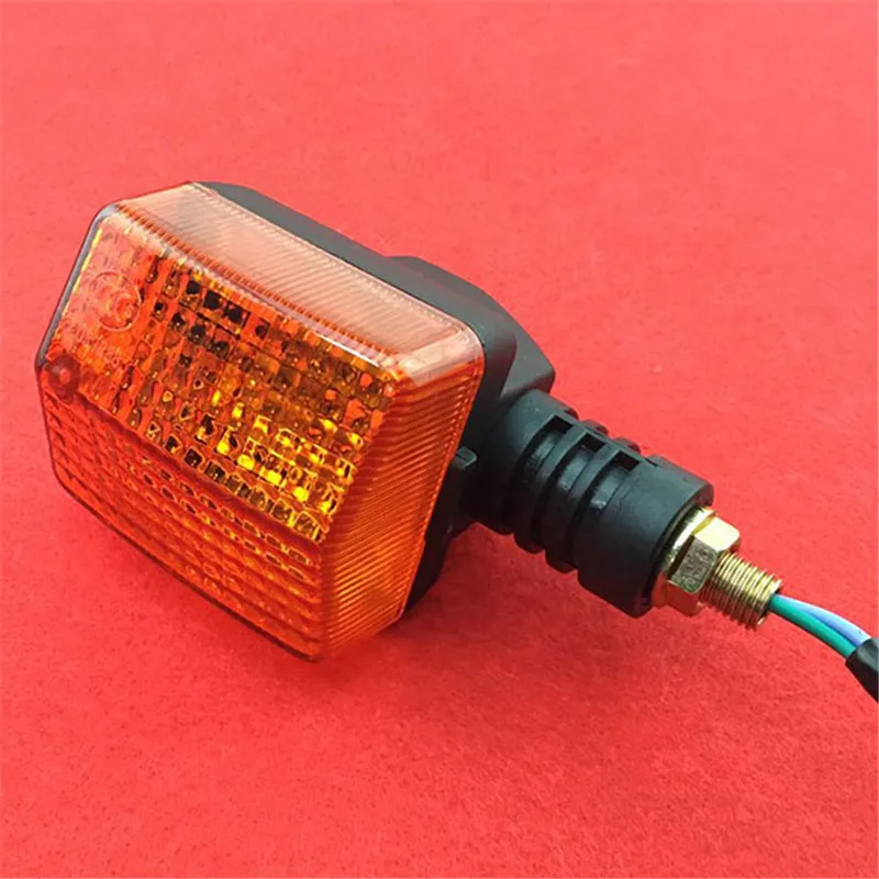 Clignotant Moto Moto Lampe Partie Moto Clignotant Lumière Adaptée à L' Utilisation For Honda 125 CG125 ZJ125 Clignotant Moto Accessoires Clignotant Moto Led (Color : Long Hard Shank 4PCS