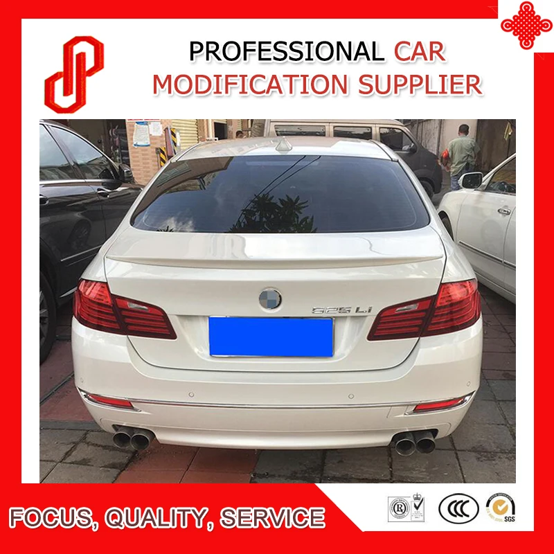cheap ABS primer black white ect color car rear lip spoiler for BMW 5 Series 520 528 535 525 F10 F18 2018