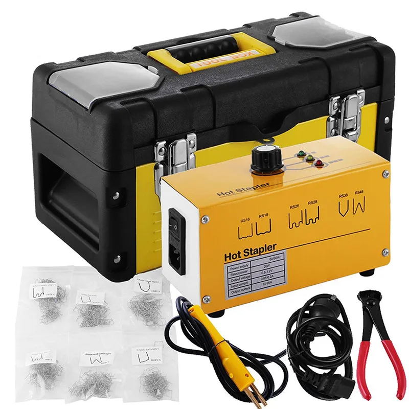 Hot Stapler Car Bumper Plastic Car Bumper Repair Machine Welding Torch Fairing Auto Body Tool Welder Plastic Separating Repair (9)