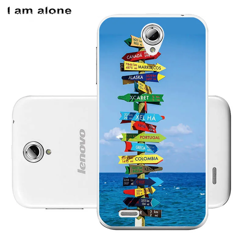 Чехлы для телефонов I am alone для lenovo A859 5,0 дюймов Мягкий ТПУ мобильный Модный Цветной милый чехол для lenovo A859 сумки - Цвет: Soft TPU S66