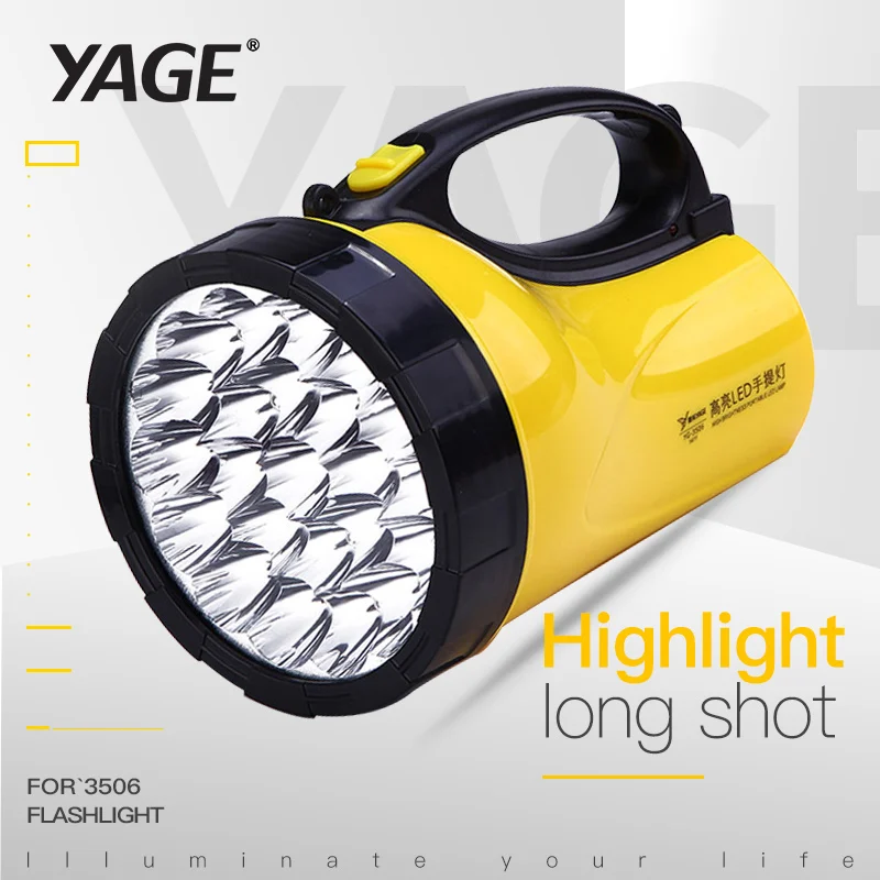 YAGE portable light led spotlights camping lantern searchlight portable