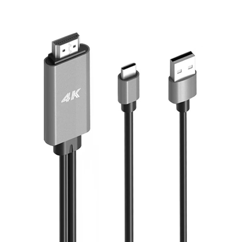 

USB Type C to HDMI Cable 4K for Samsung Galaxy S8 S9 Television Monitor USB C HDMI Cable Converter for Macbook Pro Type-C HDMI