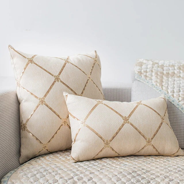 European Geometric Patterns Cushions Luxury Decorative Pillows With European Geometric Patterns Cushions Luxury Decorative Pillows With Inner Nap Throw Sofa Wedding Home