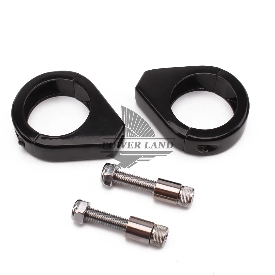 2pcs Aluminium Motorcycle 41mm Turn Signal Mount Bracket Fork