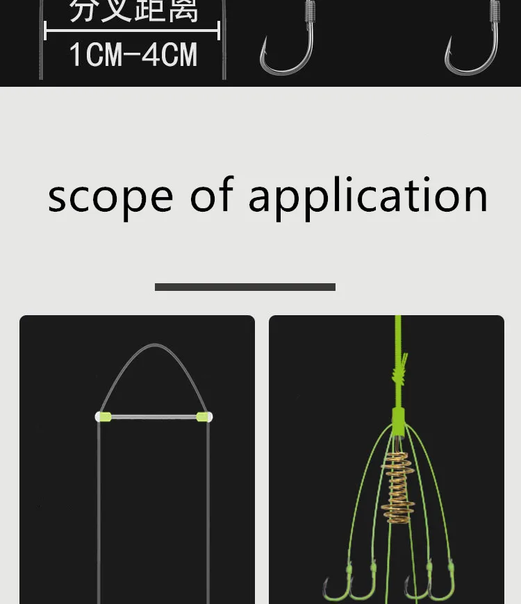 5 шт. двойные рыболовные крючки контактор устройство рыболовные лески пространство бифуркация восемь Тип космический бобовый Рыболовный Инструмент гаджет