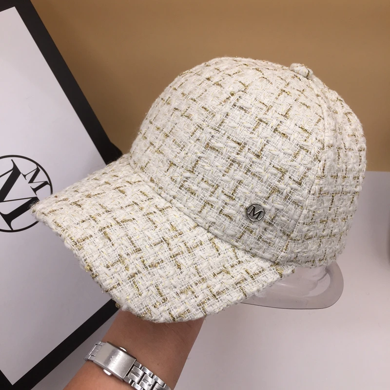 

Aristocratic wind of vogue small fragrant white beret cap wool hat Venus gauze advance hats youth baseball caps