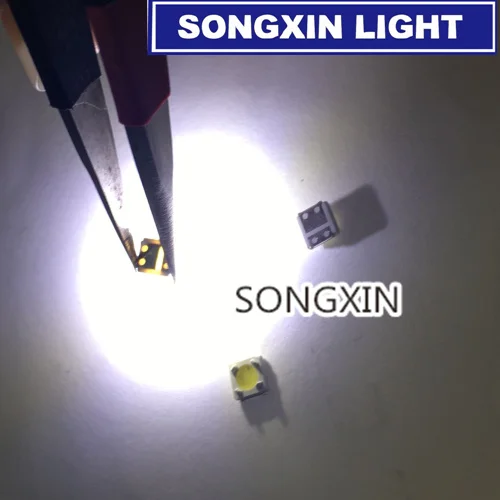 

100pcs LUMENS LED Backlight 1W 3V 3535 3537 Cool white LCD Backlight for TV TV Application A129CECEBP18A-2092 4jiao