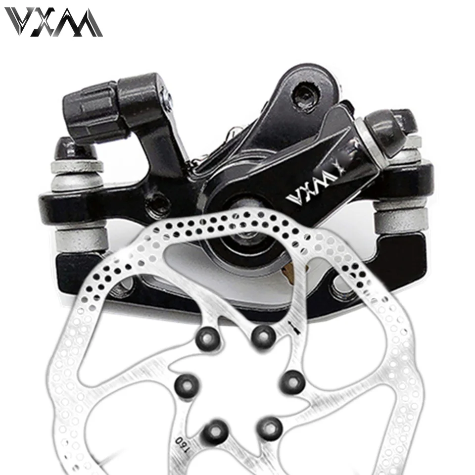 VXM Bicycle Brake Road/MTB Line Pulling Mechanical Disc Brake Set