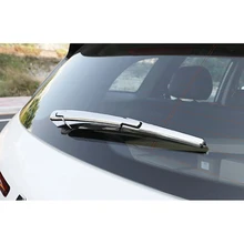 For Renault Kadjar 2015 2016 2017 2018 in Car Rear Window Wiper Cover Trim Chromium Styling Auto Exterior Decoration Accessories