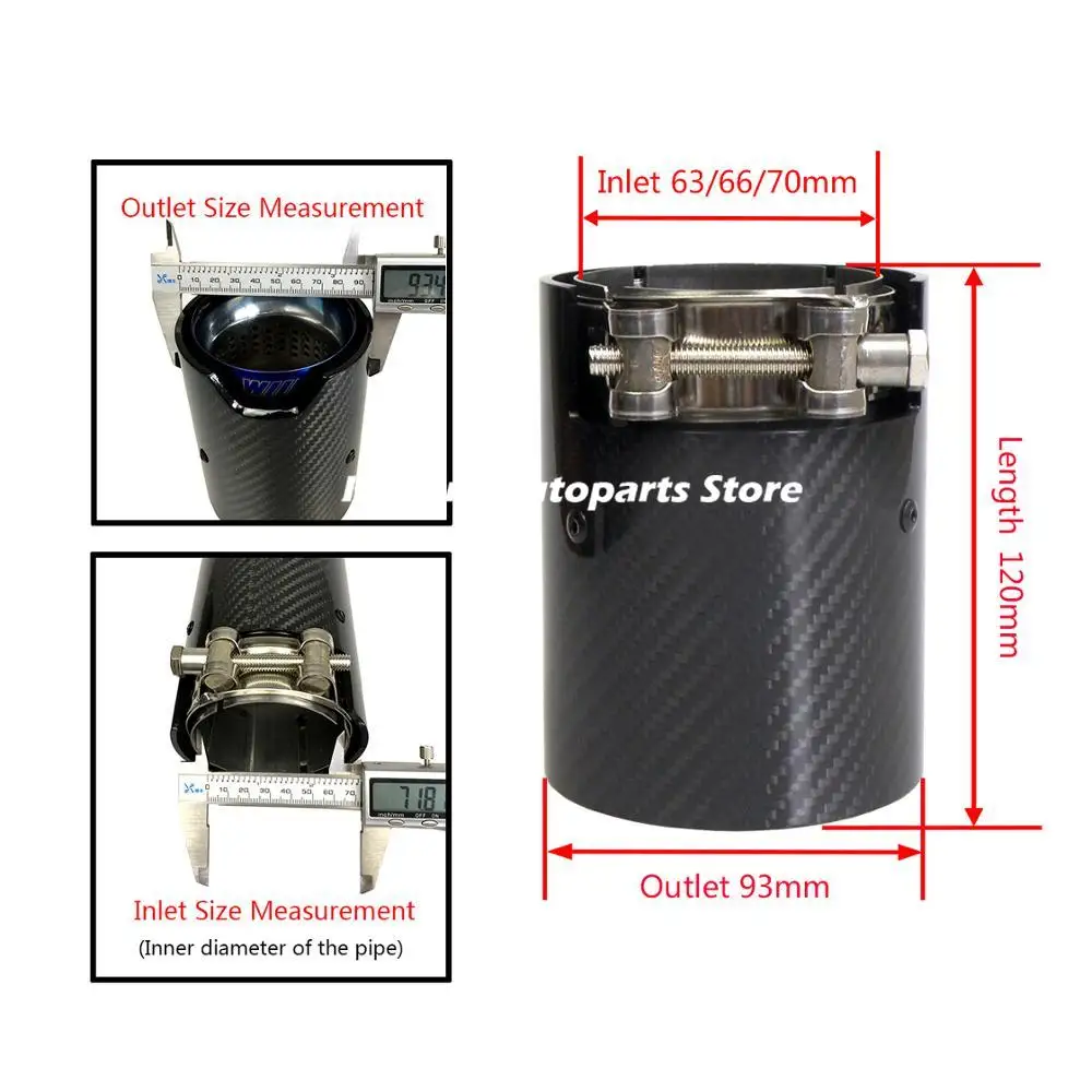 2 шт. настоящая карбоновая синяя выхлопная труба глушитель наконечник для BMW M производительность выхлопа M2 F87 M3 F80 M4 F82 F83 M5 F10 M6 F12 F13
