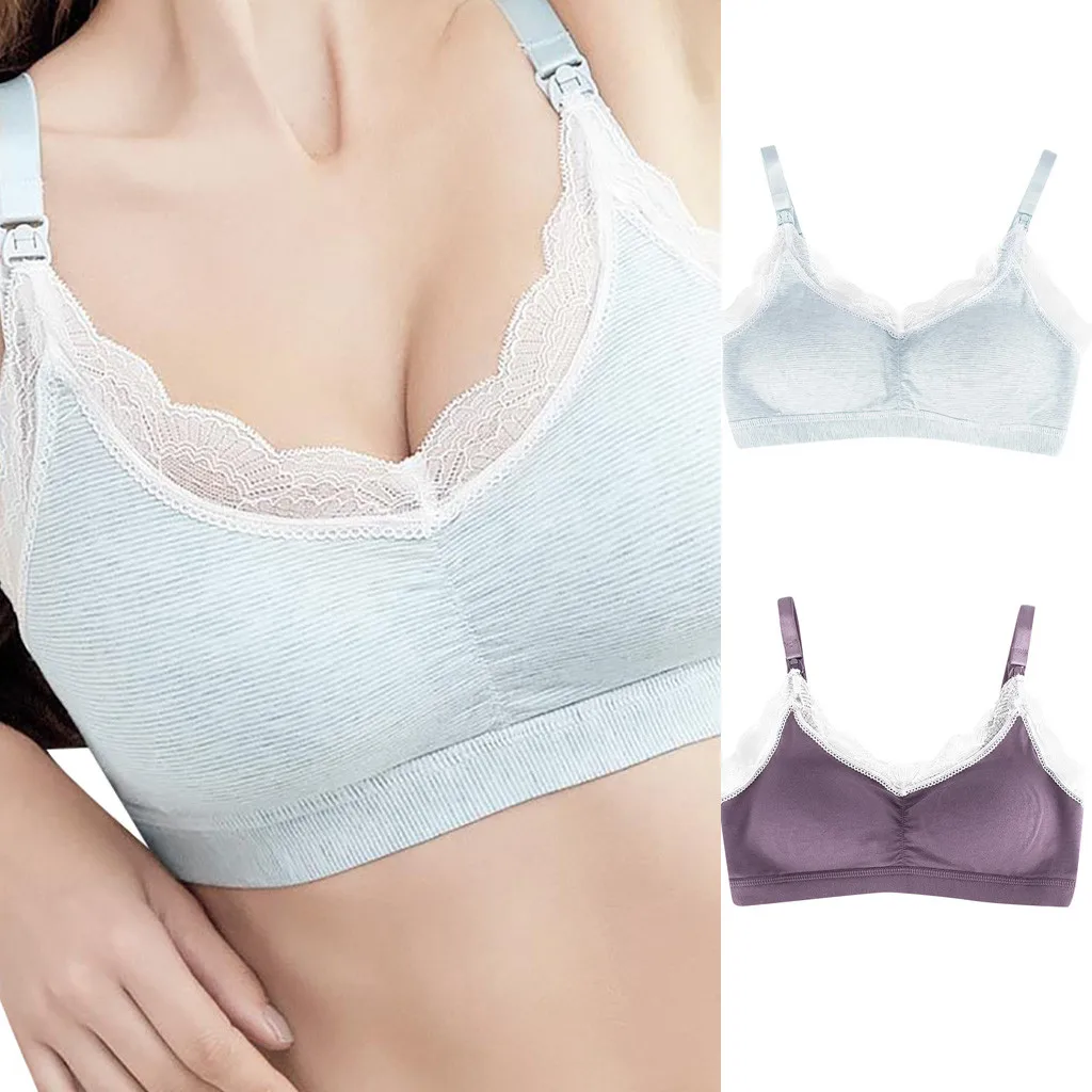 Pregnant woman Women Feeding Nursing Pregnant Lace Maternity Bra Underwear Love Breastfeeding fajas post parto intimates#06