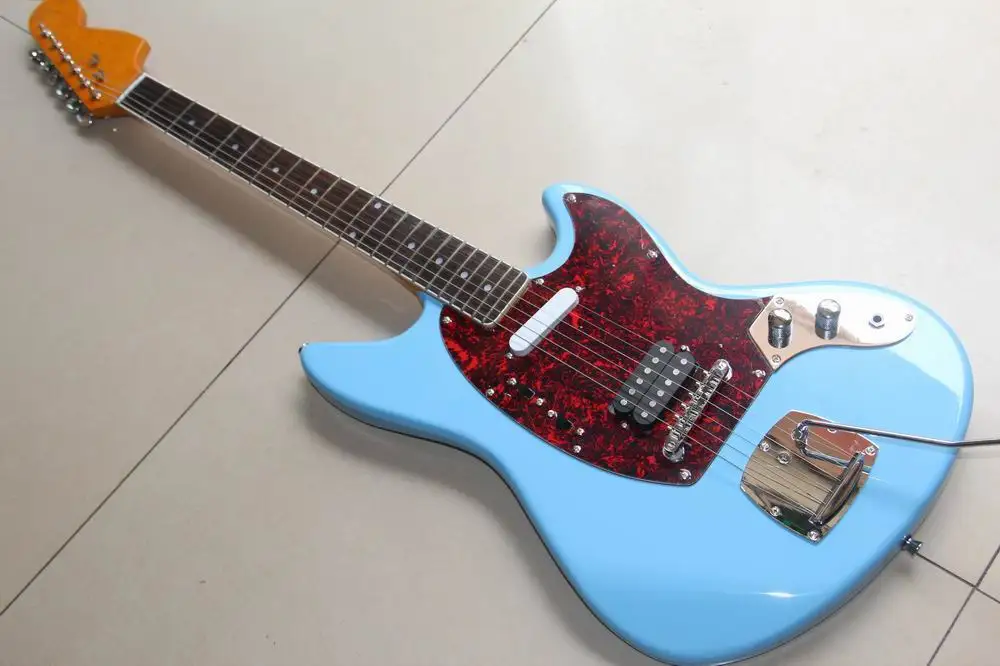 

Wholesale Cnbald Custom Shop 6 String Electric Guitar Aged Headstock In Blue 120715