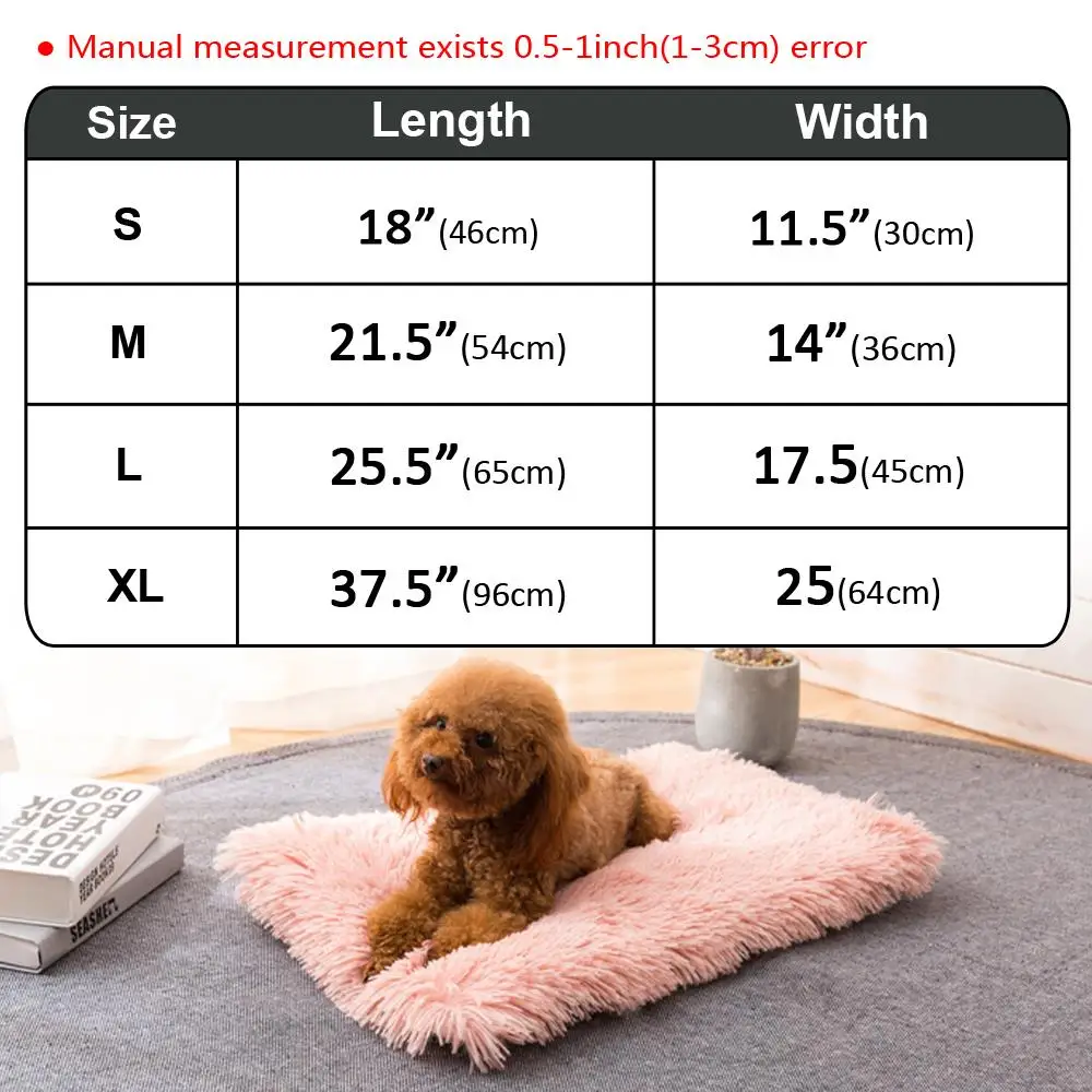 Winter Dog Bed Mat Soft Fleece Pet Cushion House Warm Puppy Cat Sleeping Bed Blanket For Small Large Dogs Cats Kennel Cama Perro Winter Dog Bed Mat Soft Fleece Pet Cushion House Warm Puppy Cat Sleeping Bed Blanket For Small Large Dogs Cats Kennel Cama Perro