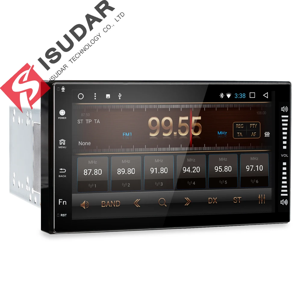 Isudar coche Universal reproductor Multimedia 2 din android 7.1.1 7 pulgadas para Volkswagen/Passat b5/Toyota/corollaNissan /Tiida/QASHQAI