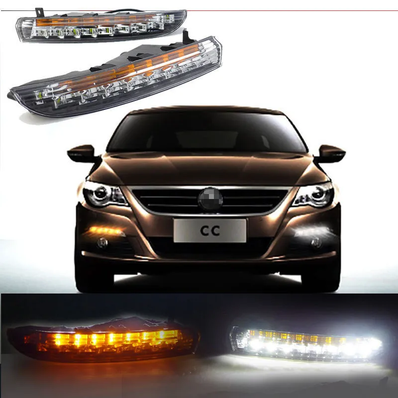 LED Car DRL Daylight For Volkswagen VW Passat CC 2010 2011 2012 2013