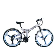 famous brand bicycle 21 speed mountain bicycle double disc brake bike New folding mountain bicycle Suitable for adults