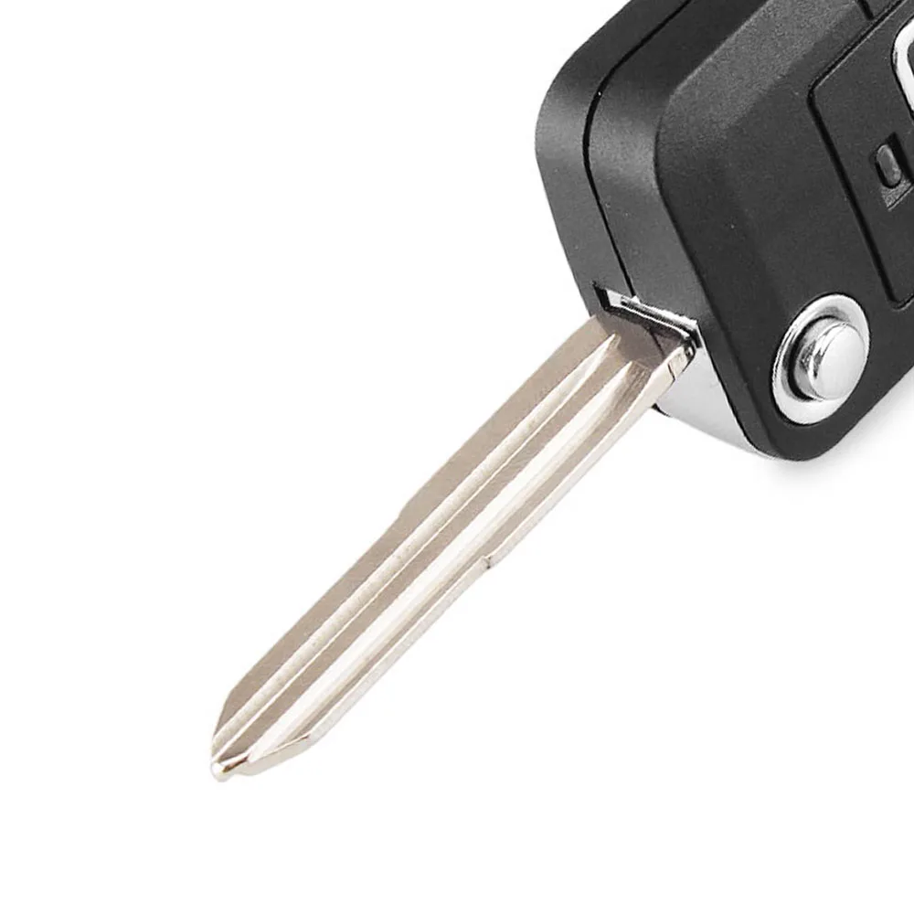 KEYYOU модифицированный Автомобильный ключ для hyundai Santa Fe Matrix Atos Accent Elantra 3 кнопки откидной складной чехол брелока Дистанционного Управления
