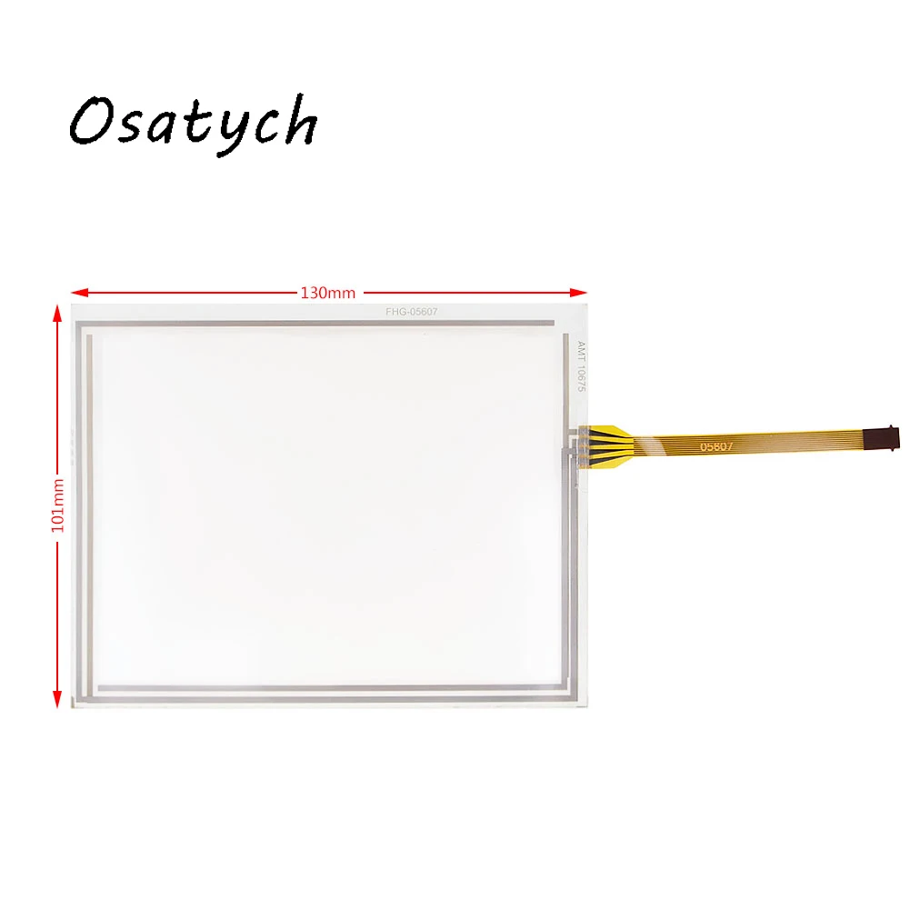 For AMT 10675 Applicable 5.7 inch 130*102mm Glass Monitor Panel Resistance Industrial Touch Screen Replacement | Компьютеры и офис