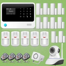 Chuangkesafe 2015 G90B WiFi GSM Intruso Sistema de Puerta/Ventana Gap Detectot + Ip + Sensor PIR