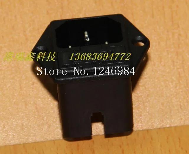 [SA]STEADY AC outlet triangle combo panel mount socket with double insurance 2107-7B--50pcs/lot | Обустройство дома