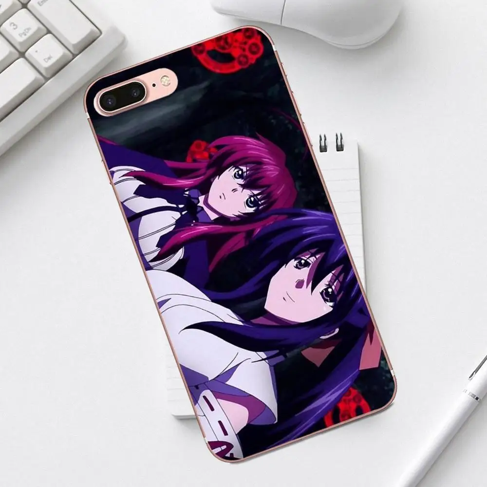 Мягкий чехол qdoupz для iPhone 4 4S 5 5C SE 6 6S 7 8 Plus X XS Max XR Galaxy A3 A5 J1 J3 J5 J7 Akeno Rias Gremory High School Dxd