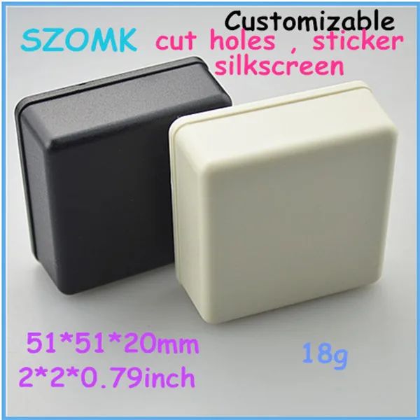 

diy electronic plastic housing enclosure (6 pcs) 51*51*20mm plastic enclosure control box small plastic box distrubition box