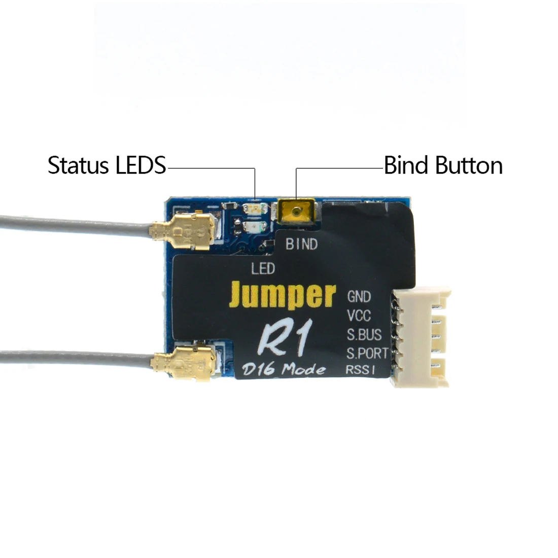 Jumper R1 Мини приемник 16CH Sbus RX совместимый Frsky D16 передатчик Радио пульт дистанционного управления для радиоуправляемого дрона FPV гоночный ротор