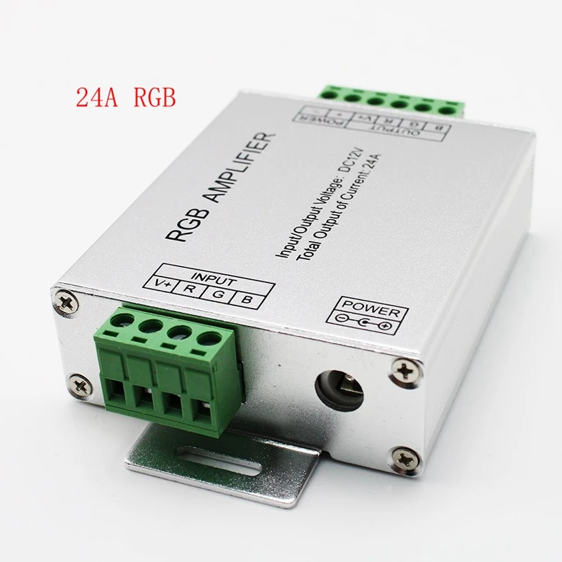 Led RGB/RGBW/RGBWW RGB+ CCT усилитель DC12V 24V 12A/15A/24A/30A RGBWC питания со светодиодной полосой дополнительный свет контроллер
