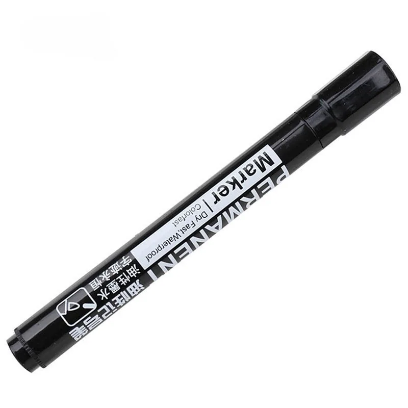 5pcs colored fast dry permanent oil marker pens for fabric tires