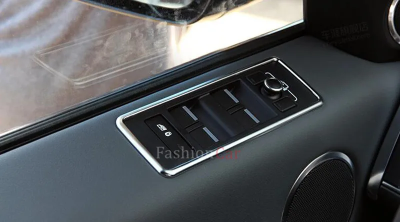 

For Land Rover Range Rover Sport 2014 2015 2016 Interior Window Switch Panel Cover Trim Car styling