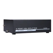4 Port VGA Splitter Video Display Box 1 PC to 4 Monitor Video For PC Projector 1 in 4 out VGA splitter