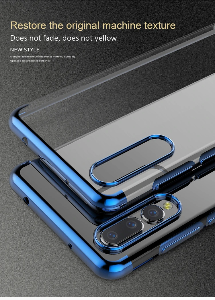 2019 For Huawei P20 Lite Case P20 Pro Mate 9 10 Pro 3D Laser Plating Luxury Brand TPU Soft Clear Cover Capa For Huawei P20 Pro