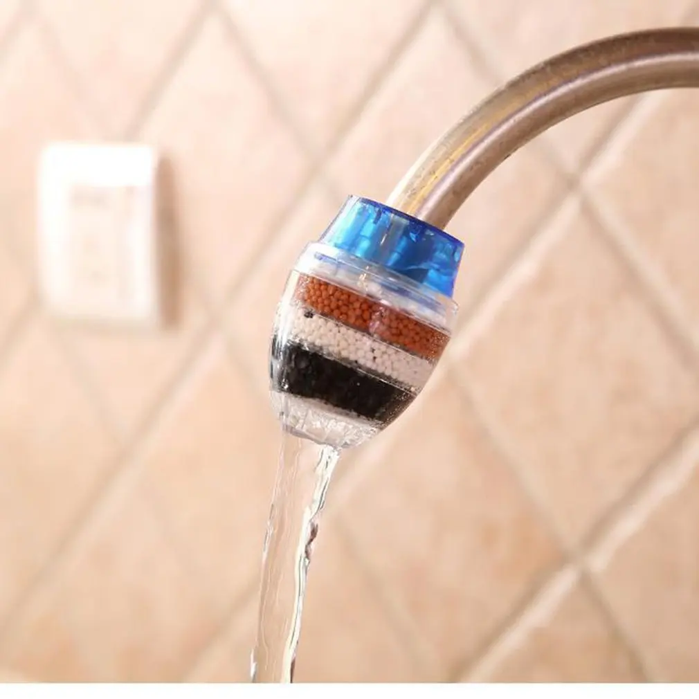

Activated carbon Water Filter Faucet Splash Nozzle Water-saving Shower Bath Valve Filter Devices Three-layer filter cleaner