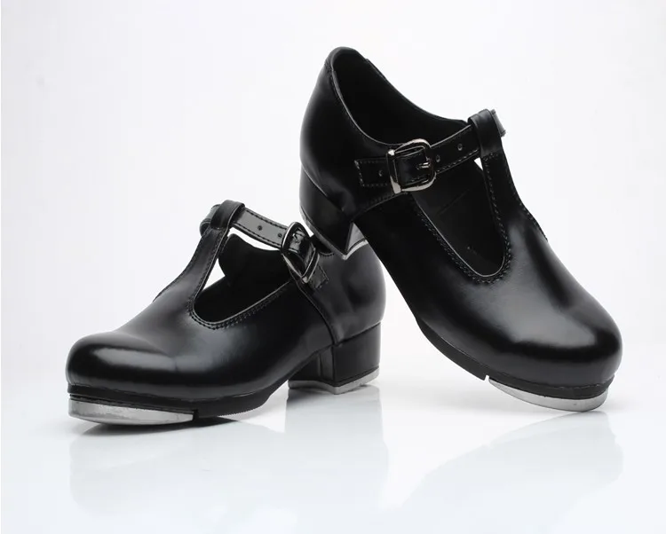 Женская танцевальная обувь для девушек из искусственной кожи, танцевальная обувь для детей, обувь для сцены, размер 26-42, каблук 3 см, VA30