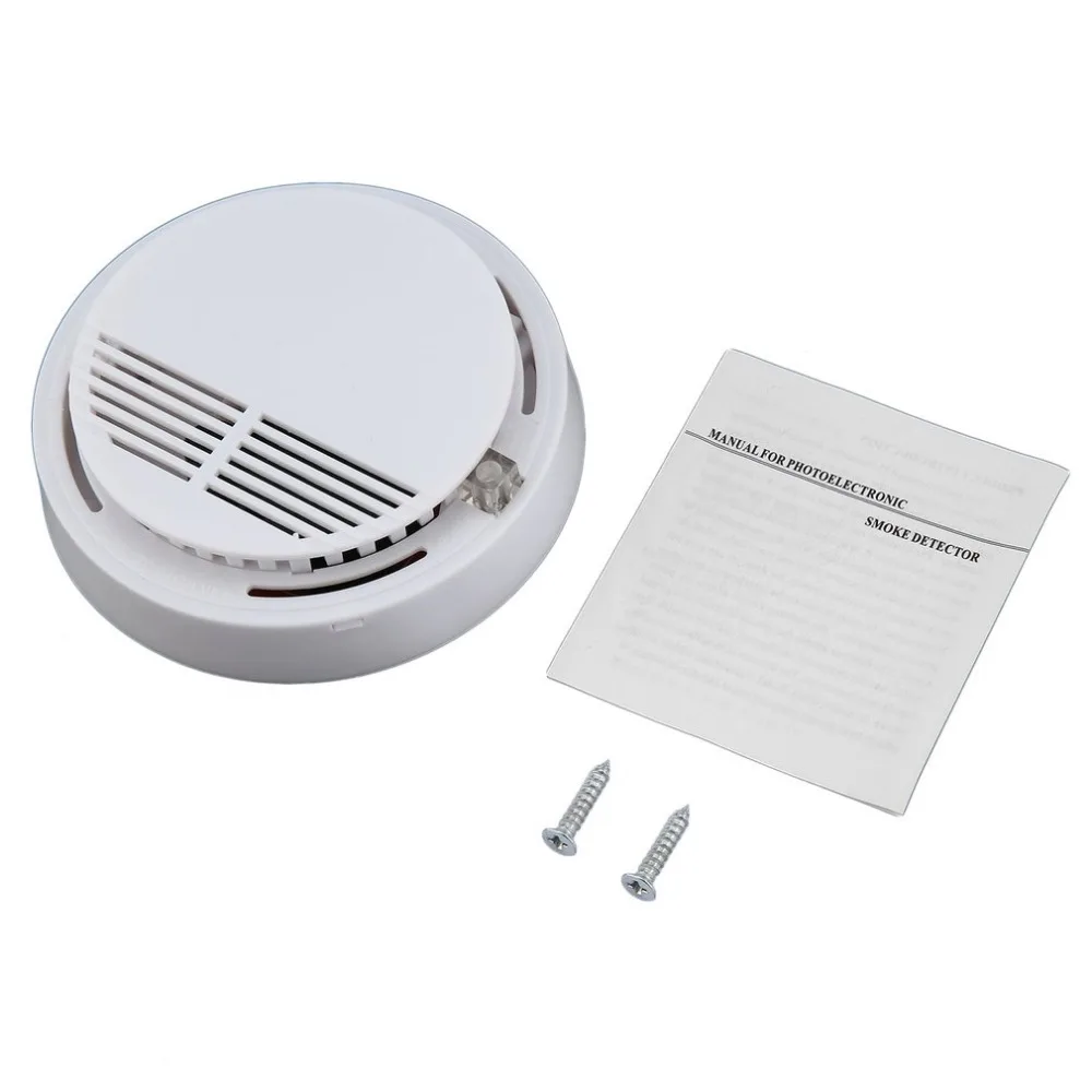 

Fire Smoke Sensor Detector Alarm Tester Home Security System Wireless Cordless Family Guard Home Independent Alarm