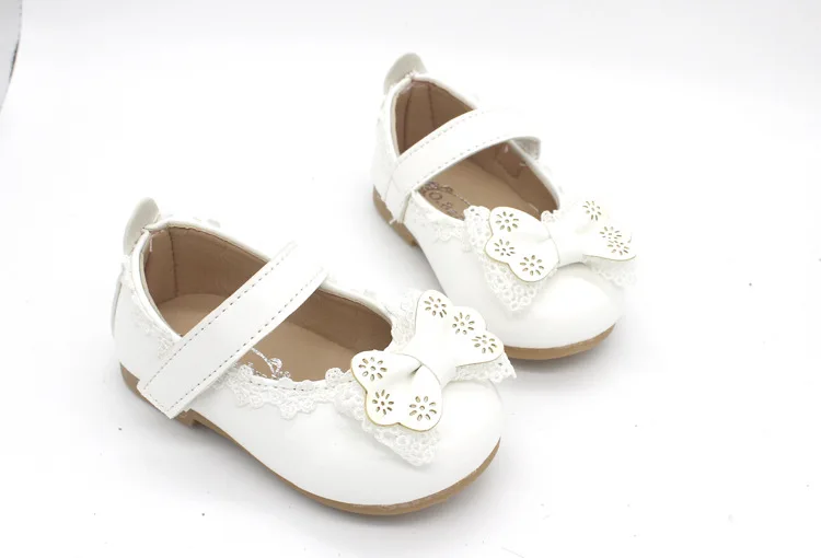 Weoneit детская кожаная обувь милая обувь для маленьких девочек обувь принцессы свадебные туфли с бабочками для маленьких девочек 3 цвета CN Размер 15-30