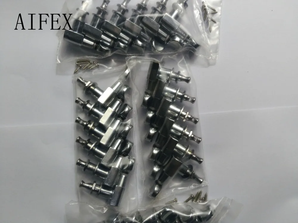 

2017 New Popular AIFEX 6 pcs Set of 6R Tuning Keys Gotoh Style Chrome MINI Tuners,Guitar parts