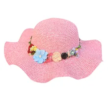 Летняя большая соломенная шляпа с полями гибкие широкие поля, солнцезащитная Кепка с бантом, пляжные складные шляпы, новинка, женские широкие полями, Панама, s#3