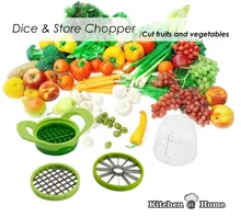 2 Blades Veggies fruit Dice store Chopper Cucumber Carrots Slicer Kitchen font b Gadgets b font