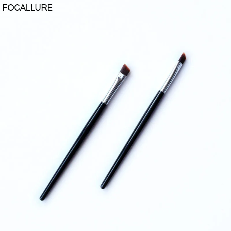 FOCALLURE 1PCS Mini Bevel Angle Brow Brush Oblique Eyebrow Powder Makeup Brushes Eyebrows Beauty Tools Pinceis De Maquiagem | Красота и