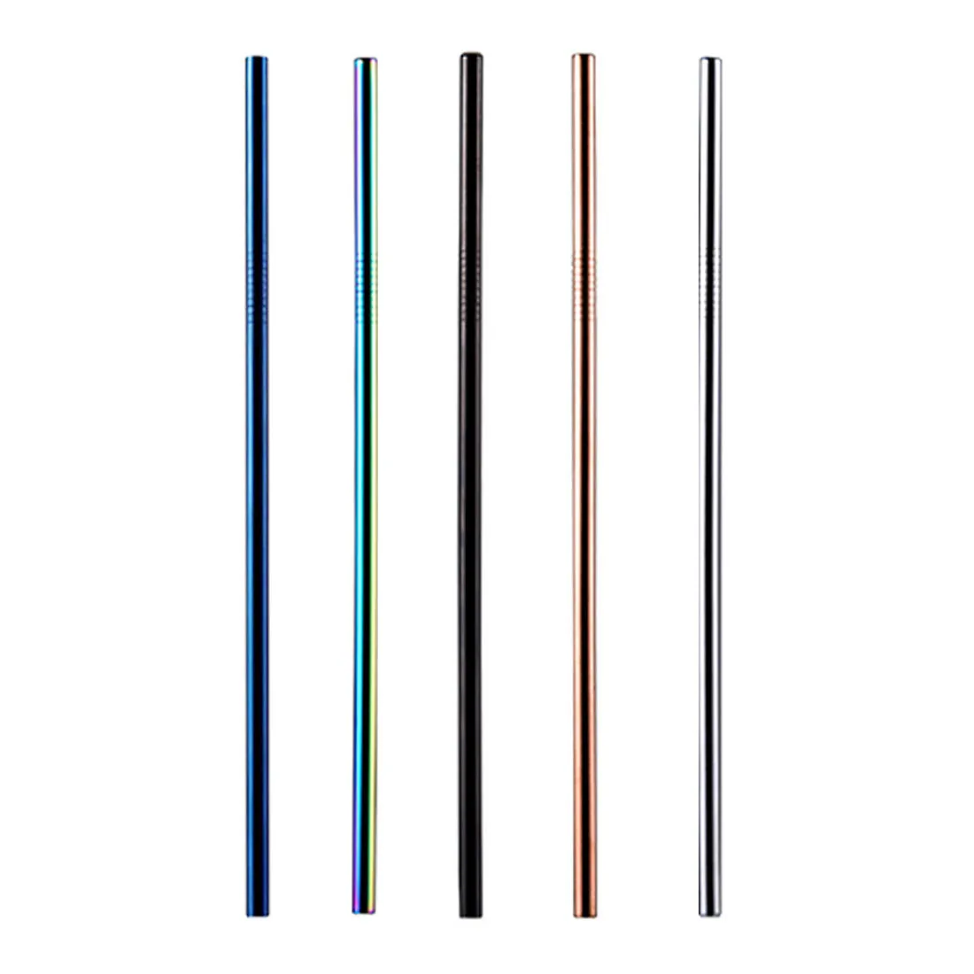 

1Pcs Stain Stainless Steel Straw Reusable Metal Drinking Straw With Cleaner Brush For Home Party Barware Bar Accessories 267mm