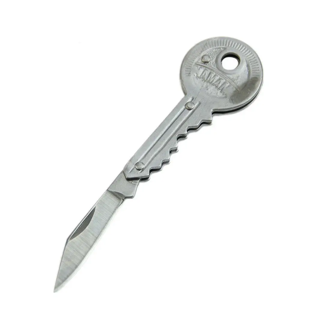 Multifunction Stainless Folding Key Knife Keychain Pocket Outdoor activities Small lightweight Unisex EDC Blade | Спорт и