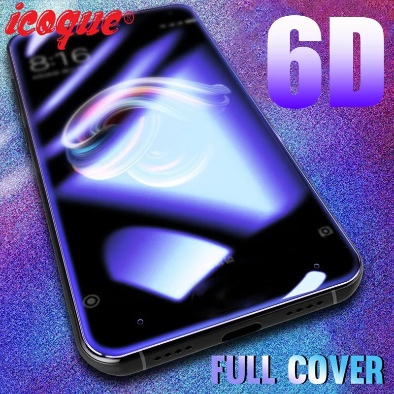 

6D Glass for Xiaomi Mi 9t Pro CC9 CC9e Redmi Note 8 Pro 7 6 Note8 K20 7A Mi A3 9 se Mix 3 2s 2 Screen Protector Tempered Glass