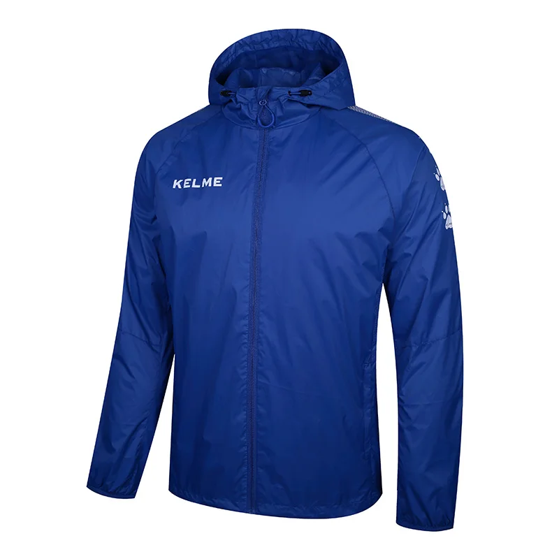 KELME Men's Sportswear Exercise Jacket Hooded Windproof Jacket