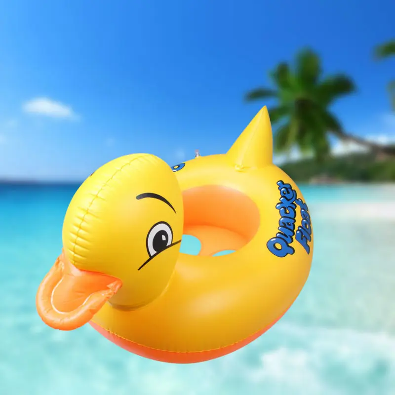 1X Baby's Inflatable Safety Swim Duck Animals Kids Tube Seat Float Boat