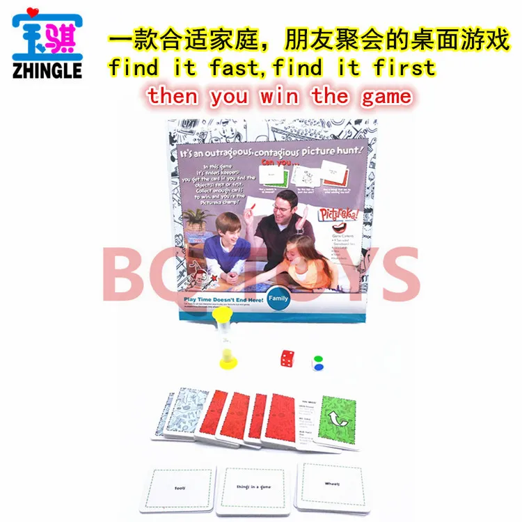 Охота Миссия задачи семья вечерние настольные игры Pictureka игра обучение глаз